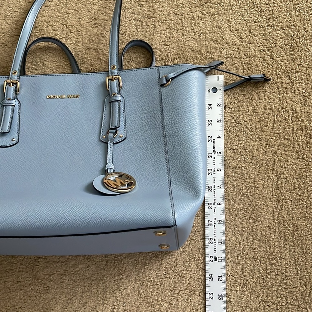 Michael Kors light blue purse - Picture 2 of 14